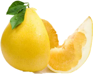 Fresh Lemonand Slice PNG Image