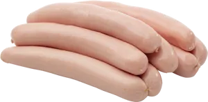 Fresh Link Sausages Isolated PNG Image