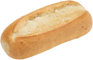 Fresh Loafof Breadon Black Background PNG Image