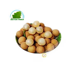 Fresh Longan Fruit Bowl PNG Image