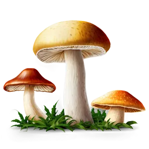 Fresh Mushrooms PNG Emi PNG
