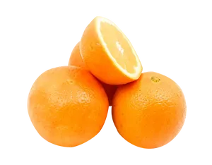 Fresh Oranges Stacked PNG Image