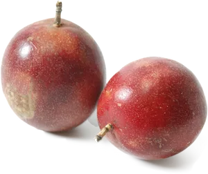 Fresh Passion Fruit Pair PNG Image