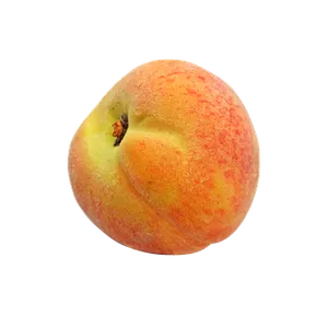 Fresh Peach Black Background PNG Image