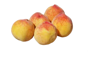 Fresh Peaches Group Transparent Background PNG Image