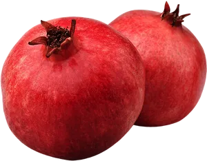 Fresh Pomegranates Isolatedon Transparent Background PNG Image