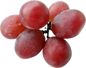 Fresh Red Grapes Cluster.png PNG Image