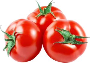 Fresh Red Tomatoes Black Background PNG Image