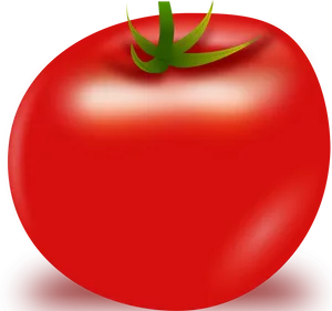 Fresh Red Tomatoon Black Background PNG Image