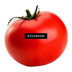 Fresh Red Tomatoon Black Background.jpg PNG Image