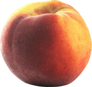 Fresh Ripe Peach Closeup PNG Image