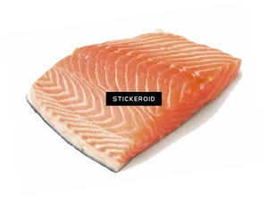 Fresh Salmon Steak Filet PNG Image