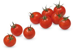 Fresh Tomatoes Black Background PNG Image