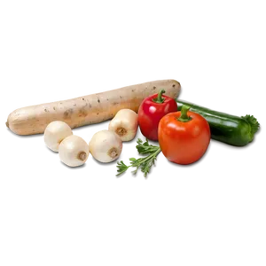 Fresh Vegetable Assortment Png Khi PNG Image