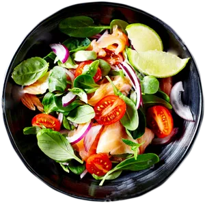 Fresh Vegetable Salad Bowl PNG Image