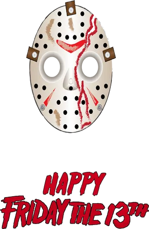 Fridaythe13th Hockey Mask Celebration PNG Image