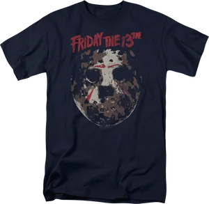 Fridaythe13th Horror Movie T Shirt PNG Image