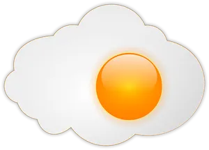 Fried Egg Vector Illustration PNG Image