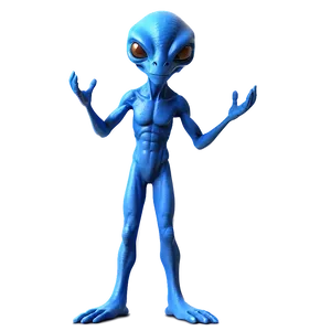 Friendly Alien Creature Png Qrx PNG Image