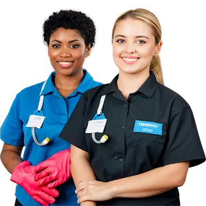 Friendly Cleaning Staff Png 06292024 PNG Image