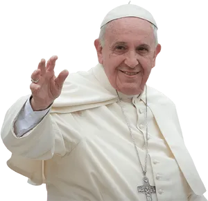 Friendly_ Gesture_ Papal_ Figure.png PNG Image