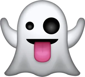 Friendly Ghost Emoji.png PNG Image