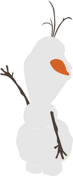 Friendly_ Snowman_ Cartoon_ Character PNG Image