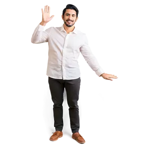 Friendly Wave Gesture Png Asf93 PNG Image