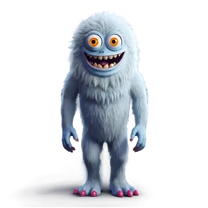 Friendly White Monster Character Png 91 PNG Image