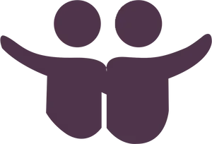 Friendship Icon Graphic PNG Image