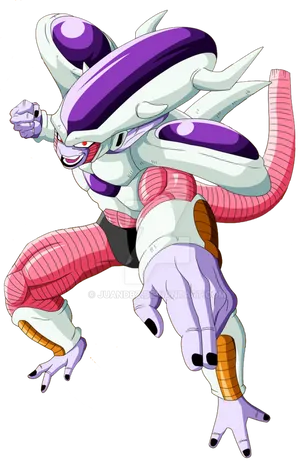 Frieza D B Z Character Pose PNG Image