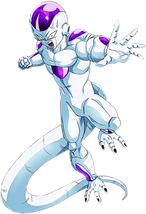 Frieza Striking Pose Dragon Ball PNG Image