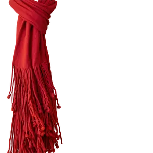 Fringed Red Scarf Png Adh91 PNG Image