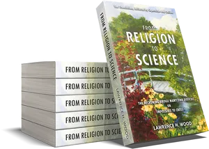 From Religionto Science Book Stack PNG Image