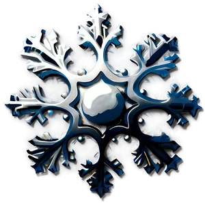 Frosty Noel Snowflake Png Akr5 PNG Image