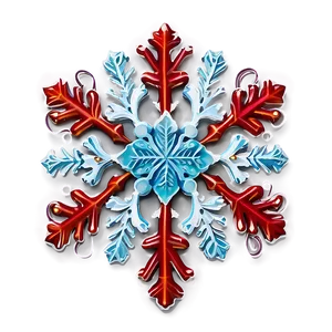 Frosty Noel Snowflake Png Mpl PNG Image