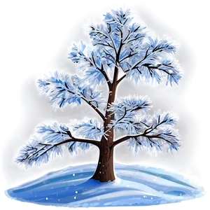 Frosty Snow Tree Png 59 PNG Image