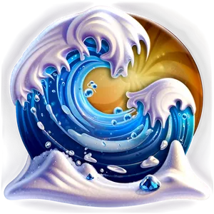 Frosty Wave Emoji Png Lod PNG Image