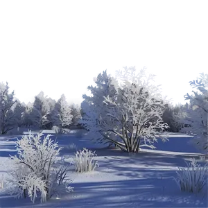 Frosty Winter Scene Png Tmn PNG Image