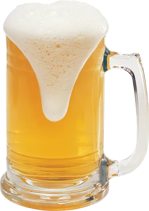 Frothy Beer Mug PNG Image