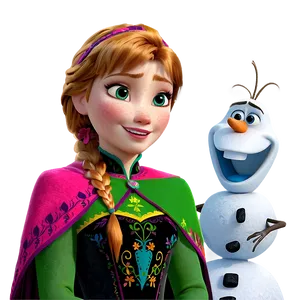 Frozen Anna Character Png 06282024 PNG Image