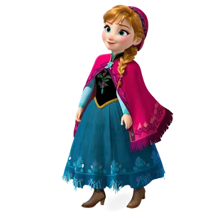 Frozen Anna Winter Outfit Png Tva24 PNG Image