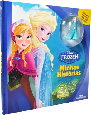 Frozen Annaand Elsa Book Cover PNG Image