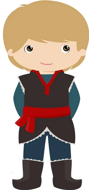 Frozen Character Cartoon Boy PNG Image