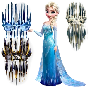 Frozen Elsa Ice Dress Png 60 PNG Image