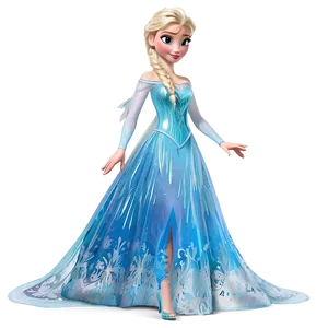 Frozen Elsa Ice Dress Png Bes PNG Image