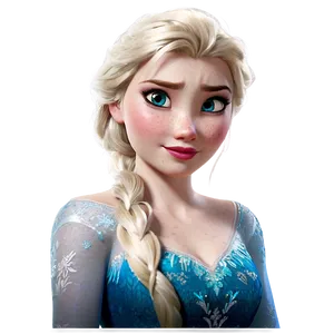 Frozen Elsa Portrait Png Bxo74 PNG Image