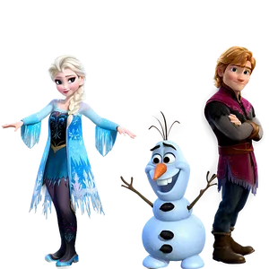 Frozen Group Characters Png 36 PNG Image