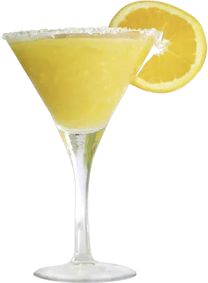 Frozen Margarita Cocktail Glass PNG