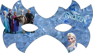 Frozen Movie Characters Ice Background PNG Image